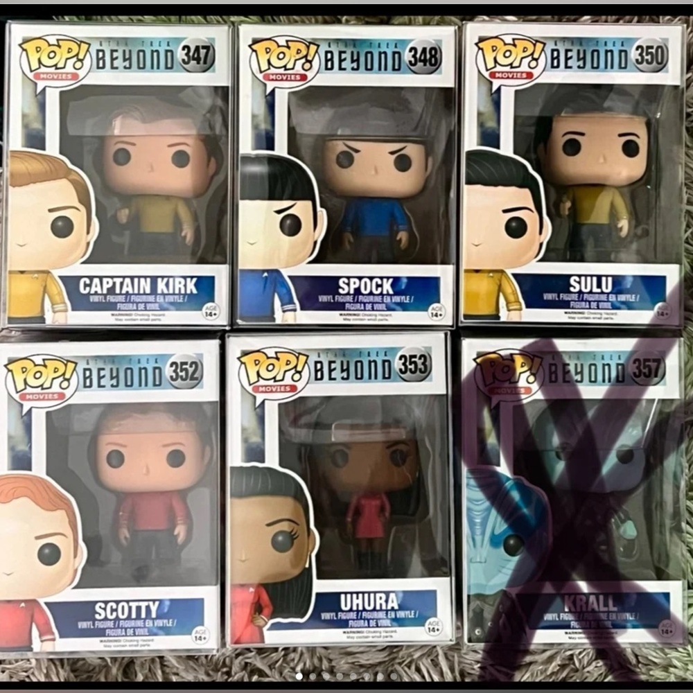 Funko Pops Star Trek and Beyond Set Bundle